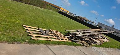bancali e legna
