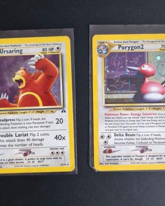 Ursaring e Porygon2 - Neo Discovery e Revelation