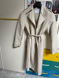 Trench panna con giacchino rimovibile