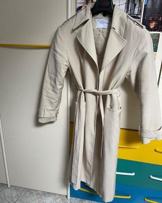 Trench panna con giacchino rimovibile