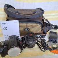 Fotocamera Sony Alpha DSLR-A230 e accessori