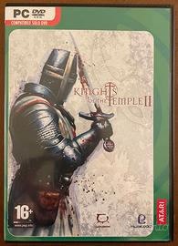 Knights of the temple II, pc dvd rom, perfetto