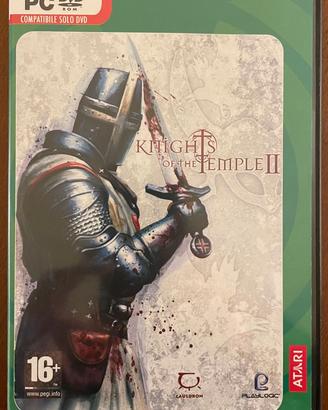 Knights of the temple II, pc dvd rom, perfetto