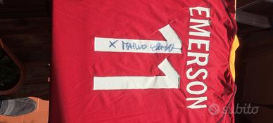 Maglia roma Emerson autografata