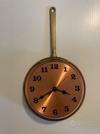 orologio da parete in rame