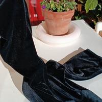 stivali flosci in velluto 