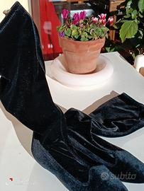 stivali flosci in velluto 