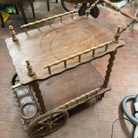 Carrello portavivande legno massello