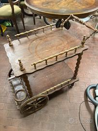 Carrello portavivande legno massello
