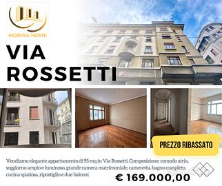 Luminoso appartamento Via Rossetti / Palladio