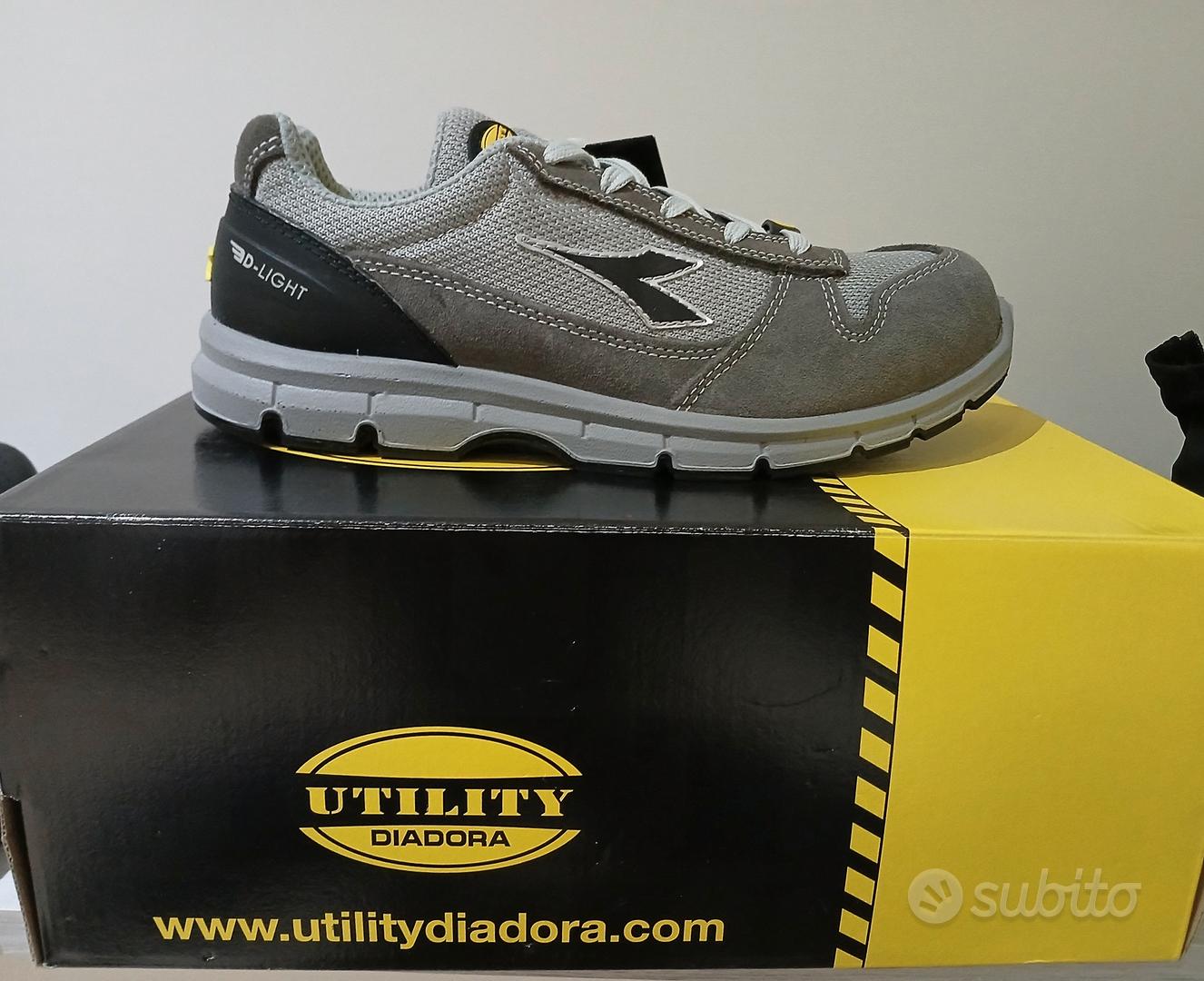 diadora Utility run text sp1 Grigio taglia 43 Abbigliamento e Accessori In vendita a L Aquila