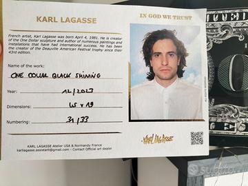 Karl Lagasse One dollar black Shinning