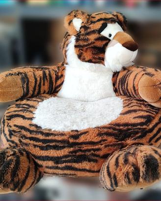 poltrona peluche Tigro abbraccio