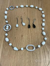 Parure collana e orecchini 3 pezzi