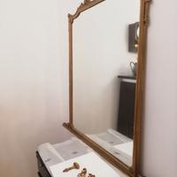 Specchio antico dorato