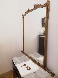 Specchio antico dorato