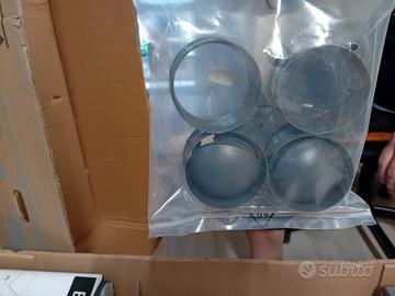 Panca addominali con aste per bilancieri 