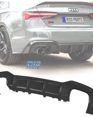 DIFFUSORE AUDI A5 S LINE 21- LOOK S5 NERO LUCIDO