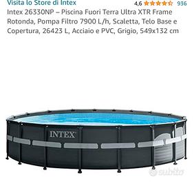 Piscina intex fuori terra 549x132