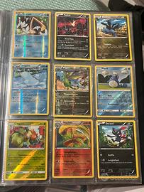 Lotto 9 carte pokemon reverse