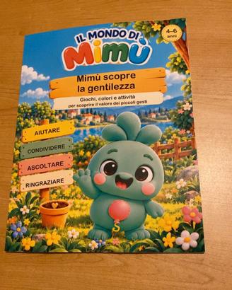 Mimù libro attività bambini 4-6 anni
