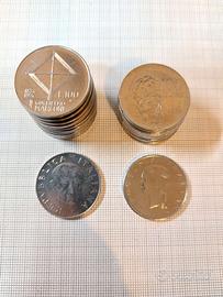 Lotto di 23 monete da 100 lire Marconi FAO '74 '79