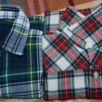 2 camicie vintage uomo a quadri taglia S