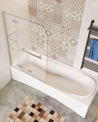 AICA sopravasca da bagno doccia 110x 140 cm NUOVO
