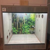 Teca/Terrario per rettili 60x60x60