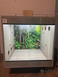 Teca/Terrario per rettili 60x60x60