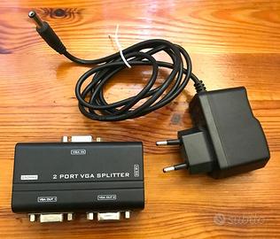 Splitter VGA attivo a 2 porte