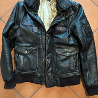 GIACCA PELLE TOP GUN