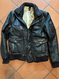 GIACCA PELLE TOP GUN