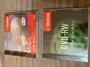 1 CD RW + 1 DVD RW