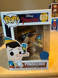 Funko Pop Disney Pinocchio con il grillo Exclusive