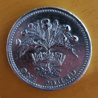 1 Sterlina Antica seconda Inghilterra del 1984