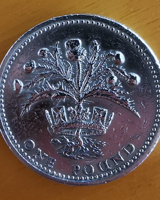 1 Sterlina Antica seconda Inghilterra del 1984