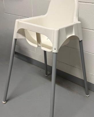 Seggiolone pappa bianco stile IKEA - Usato