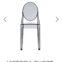 Sedie Kartell Victoria Ghost Fumé traspa