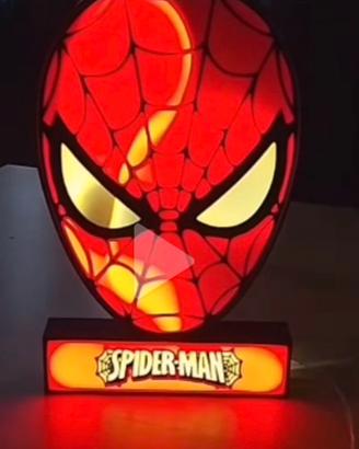 Lampada spiderman