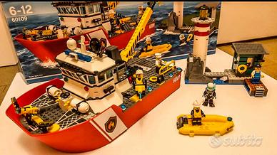 60109 Nave dei Pompieri con scatola