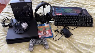 Ps4slim1tb+console+cuffie+mousetastiera+farcry5