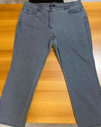 Bexleys Woman Pantaloni Jeans Grigio Taglia 25