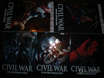 FUMETTI CIVIL WAR le battaglie del secolo completo