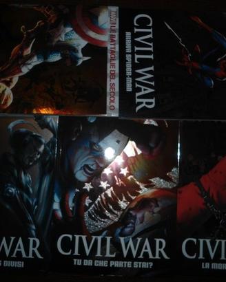FUMETTI CIVIL WAR le battaglie del secolo completo