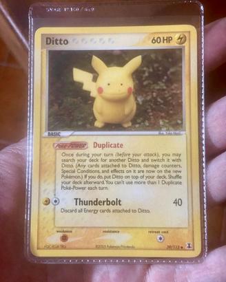 Ditto (Pikachu) #63 Pokemon Delta Species NearMint