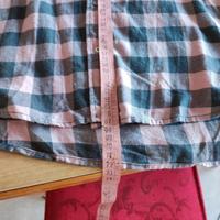 Camicia a quadri grigio e rosa H&M