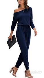 NUOVO Monopezzi E Tutine da Donna Manica Lunghe/Co