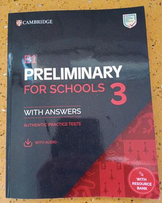 Libro Preliminary for schools 3