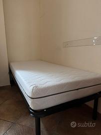 Rete con doghe + materasso Memory 1 piazza